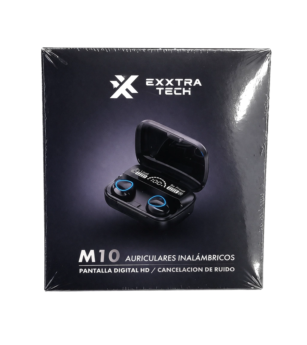AURICULARES M10 NEGRO EXXTRA TECH