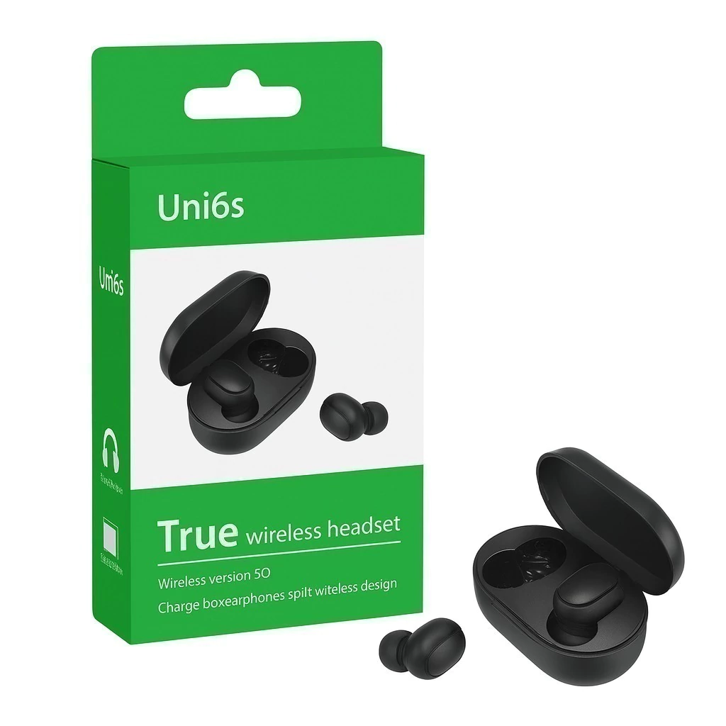 Auriculares in-ear inalámbricos Unistore UNI6s Calidad AAA (A6S PROPIO). Audífonos / Auriculares. Shipping Technology