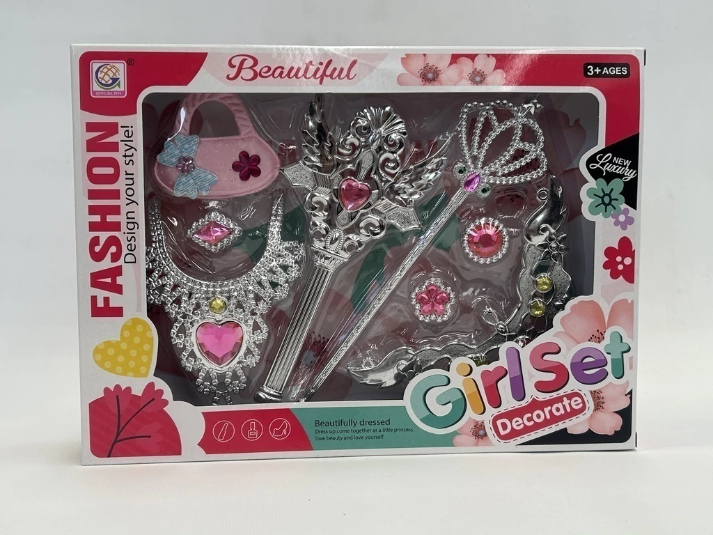 SET DE BELLEZA TIPO PRINCESA PARA NIÑAS