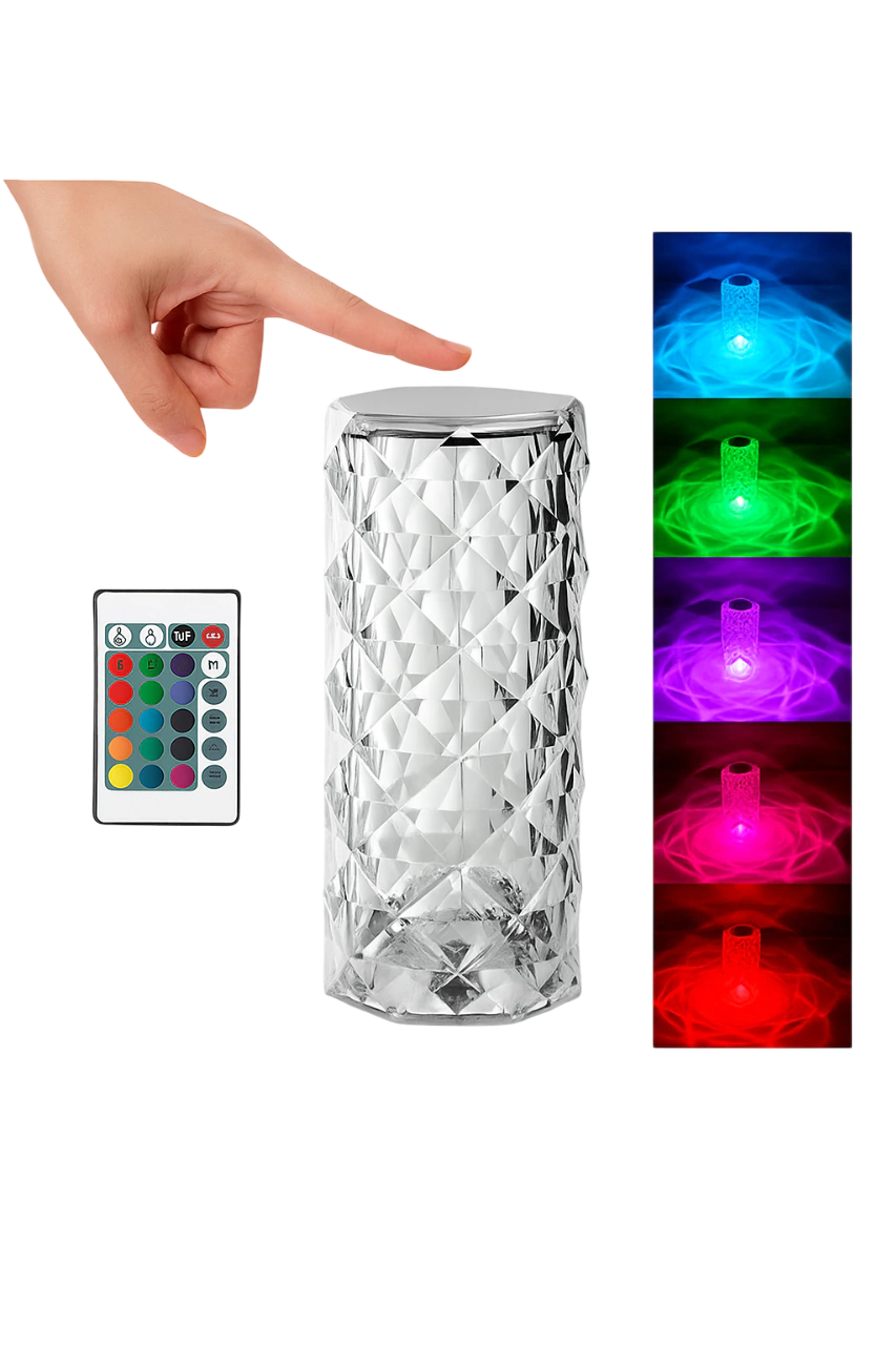 LAMPARA TACTIL LED DIAMANTE
