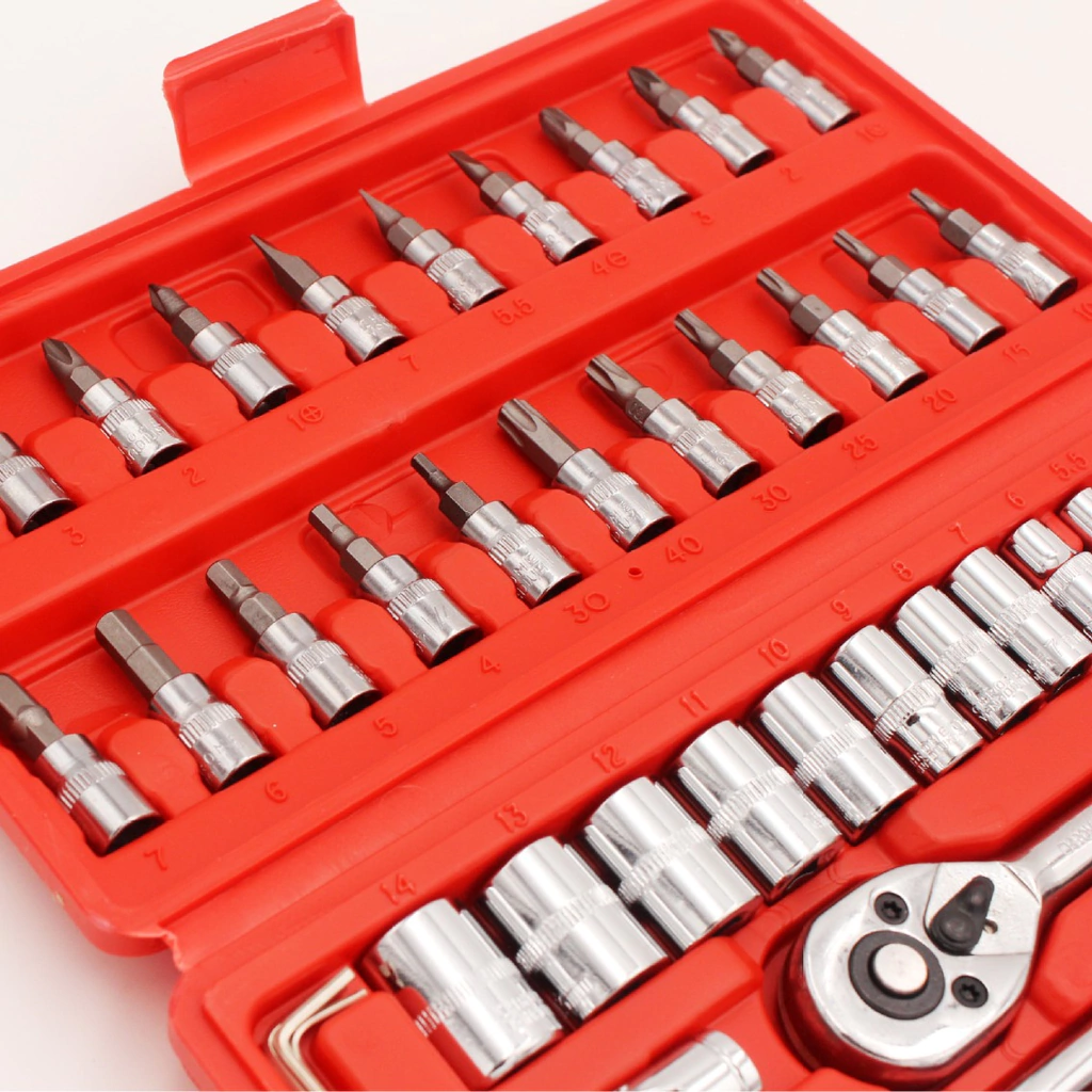 SET HERRAMIENTAS 46 PIEZAS