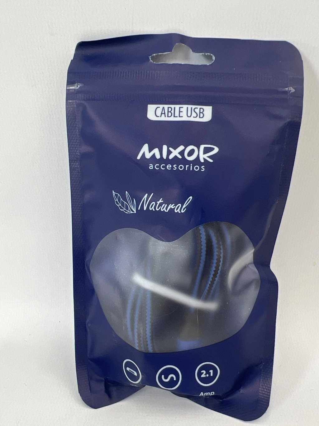 CABLE V8 NATURAL 1M *
