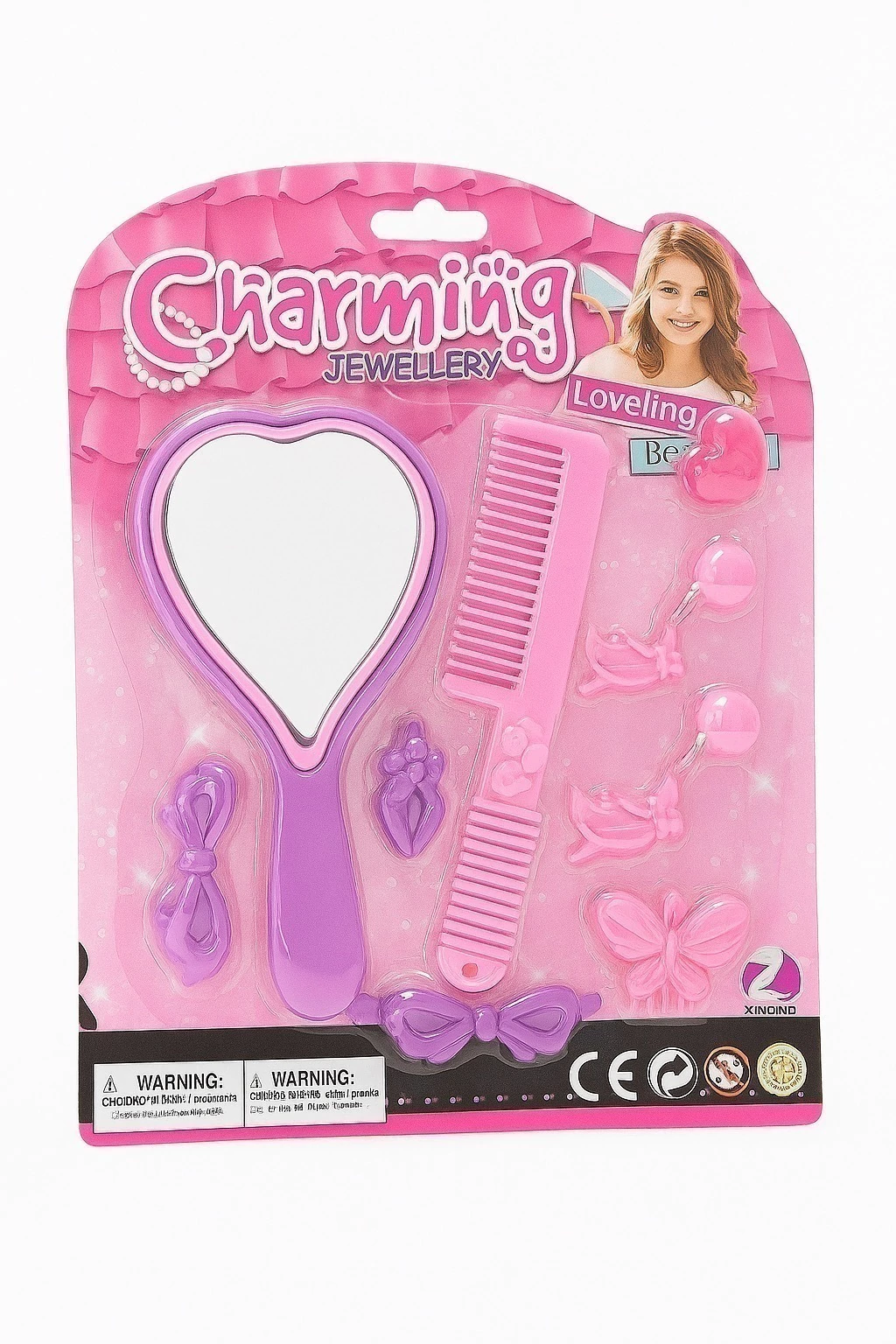 SET DE BELLEZA CON ESPEJO, PEINE Y MÁS