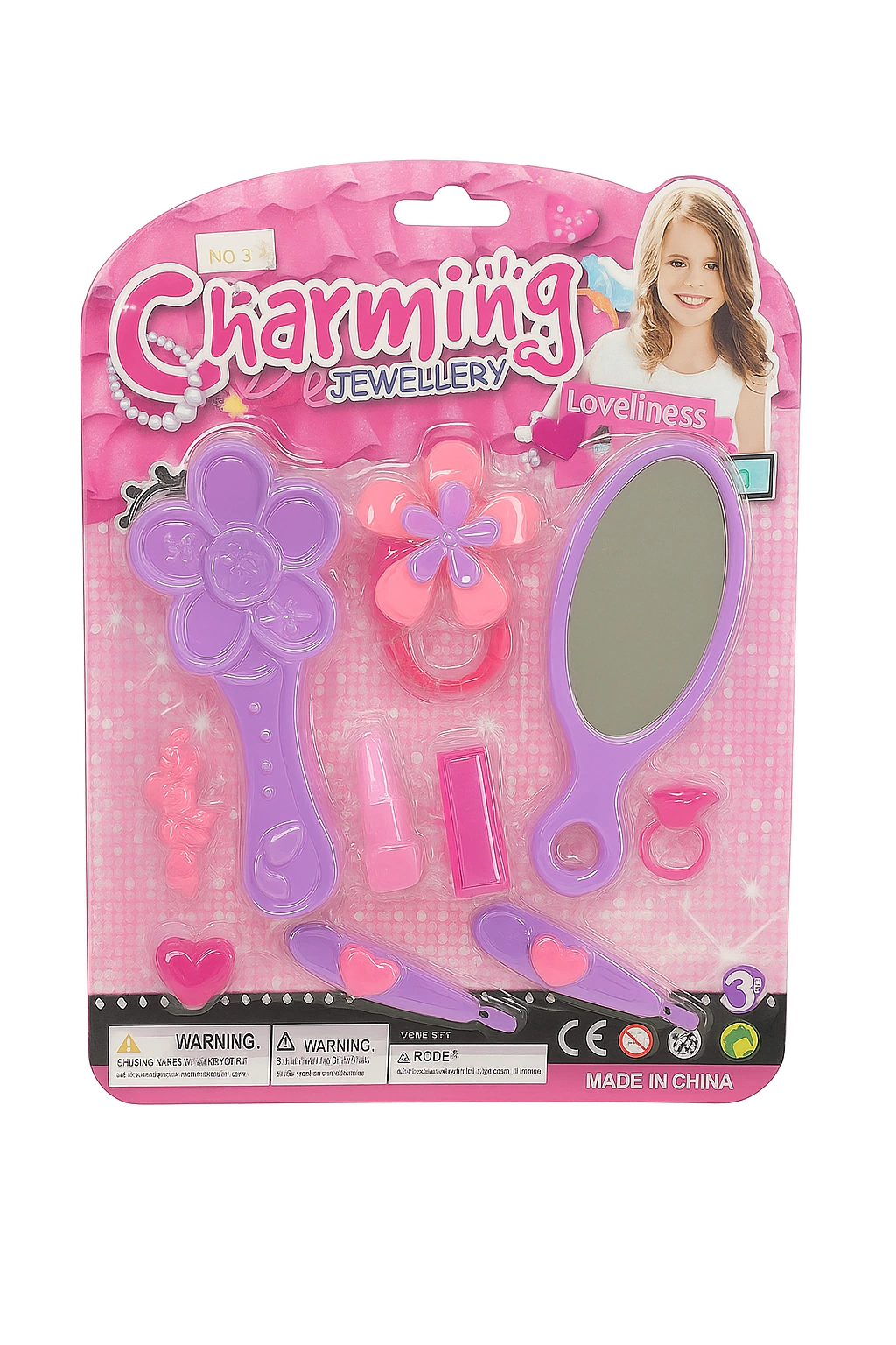 SET DE BELLEZA CON ESPEJO, PEINE Y MÁS