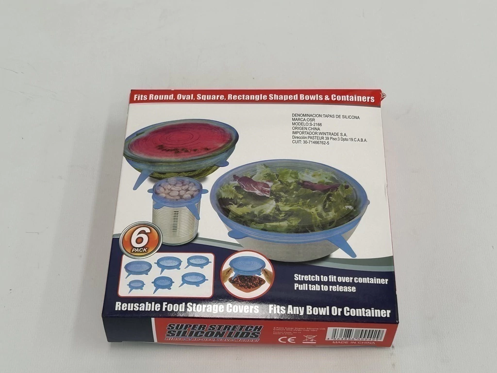 TAPAS DE SILICONA 6 PCS
