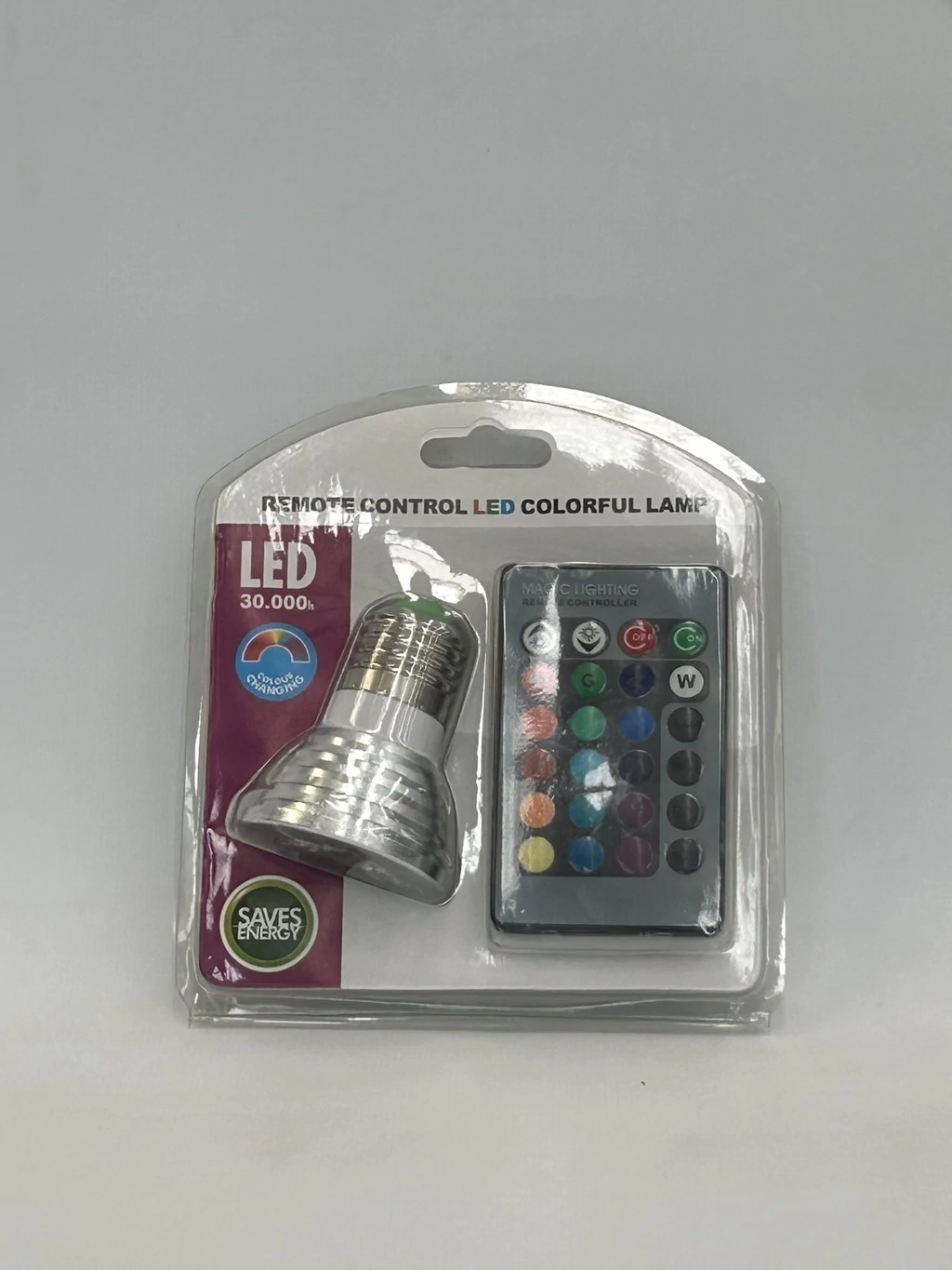 FOCO RGB CON CONTROL REMOTO