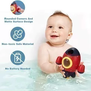 COHETE GIRATORIO LANZA AGUA PARA BAÑO