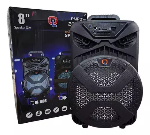 PARLANTE 8" QL1808 CON MICROFONO *
